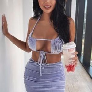 Fashionnova velvet set